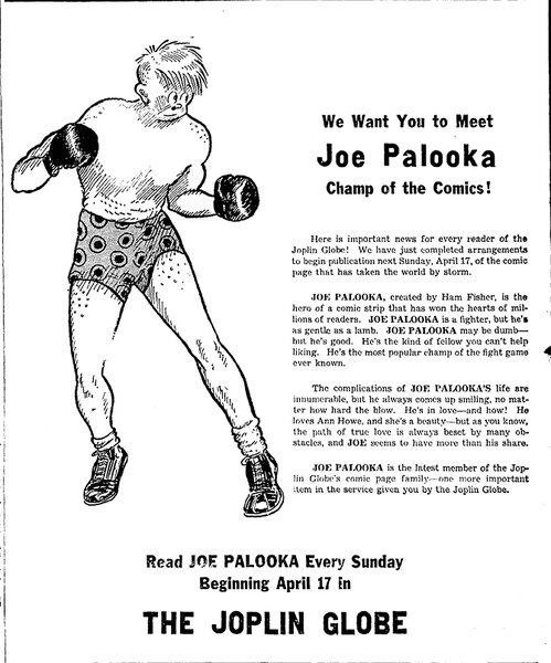 Bill Caldwell: Joe Palooka was an American champ